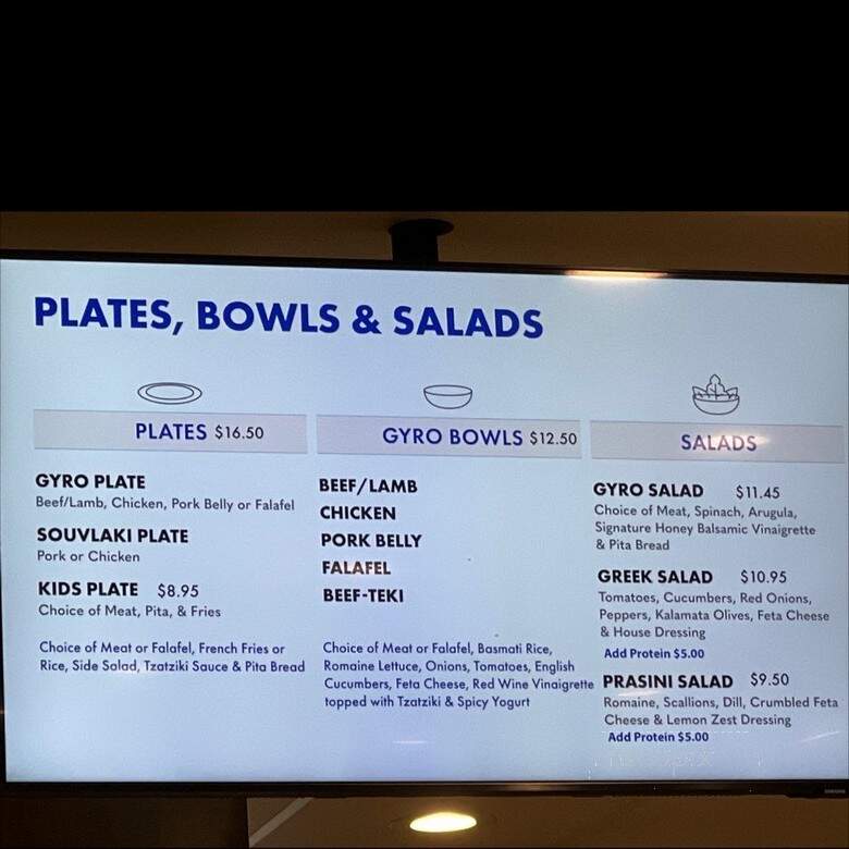 Nick the Greek - Gilroy, CA menu_pic