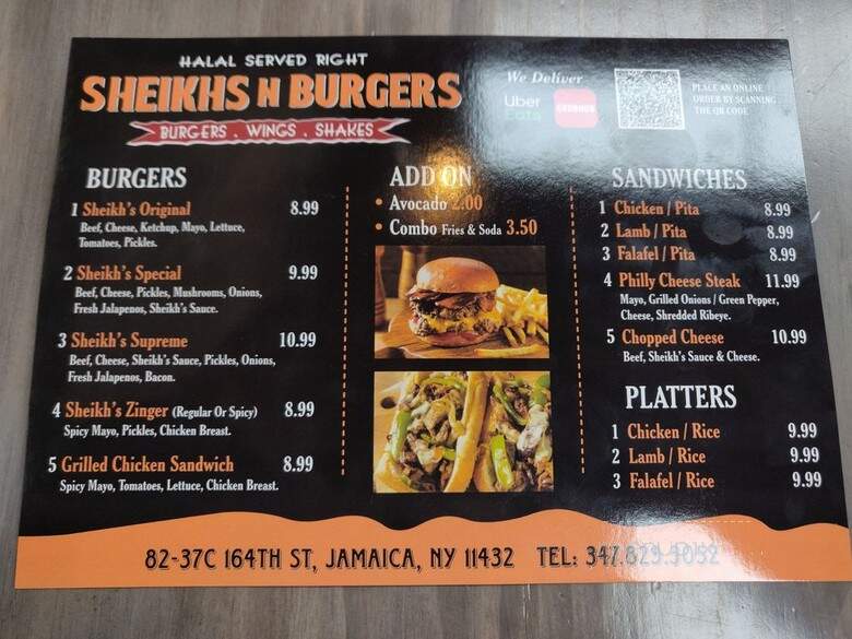 Sheikh Shack - Jamaica, NY menu_pic