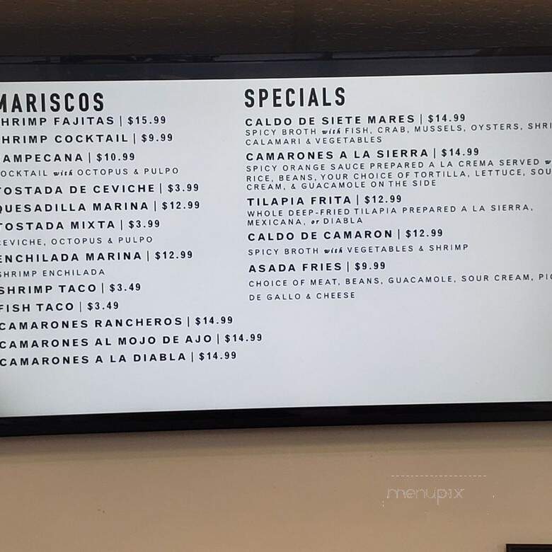 Escalon Taqueria - Escalon, CA menu_pic