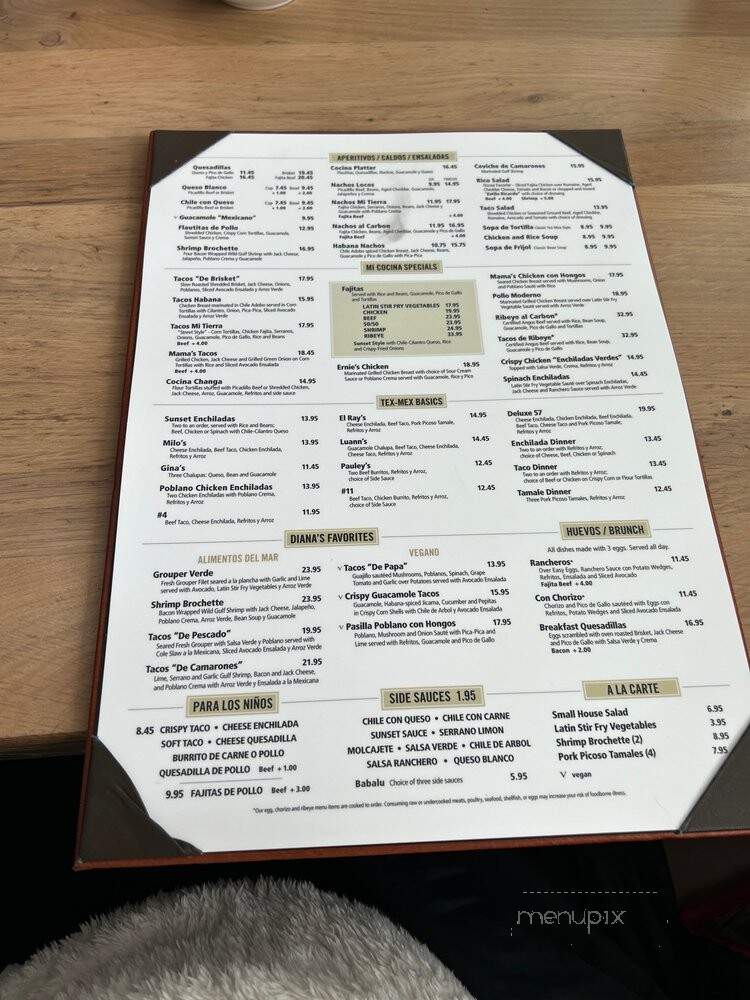 Mi Cocina - Dallas, TX menu_pic