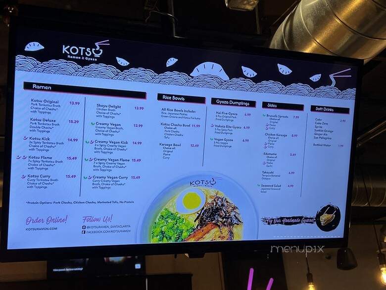Kotsu Ramen & Gyoza - Santa Clarita, CA menu_pic