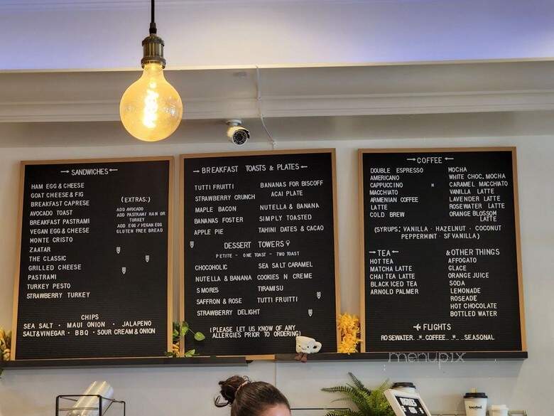 Toasted - Montrose, CA menu_pic