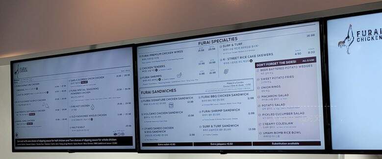 Furai Chicken - Yorba Linda, CA menu_pic