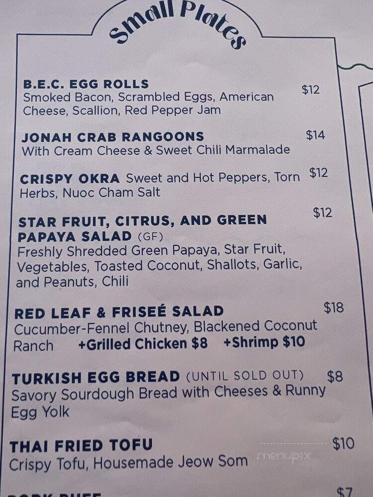 Juniper Cafe - Atlanta, GA menu_pic
