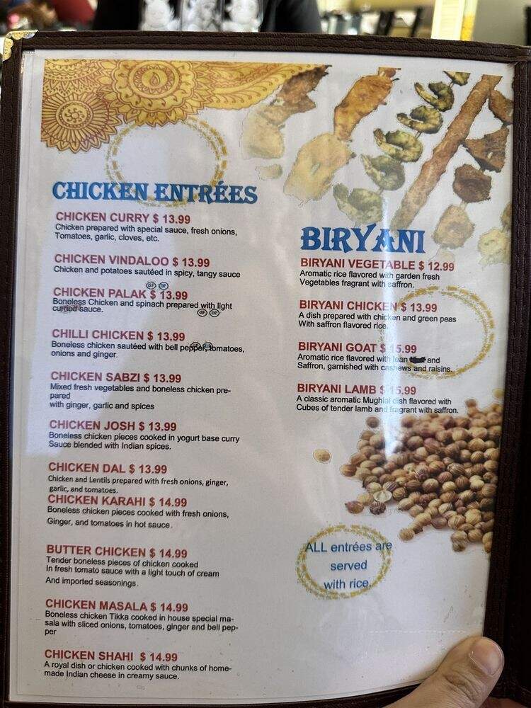 Tandoori Flame - Garland, TX menu_pic