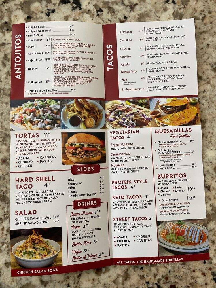 Tacos Madre - Costa Mesa, CA menu_pic