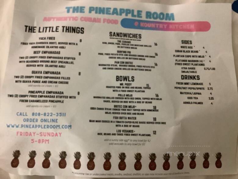 The Pineapple Room - Kapaa, HI