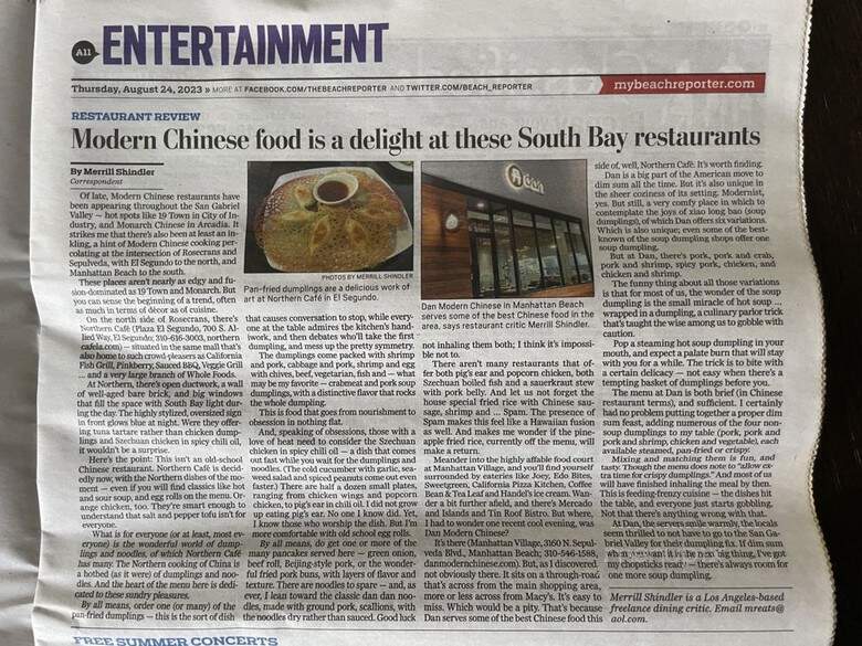 Dan Modern Chinese - Manhattan Beach, CA menu_pic