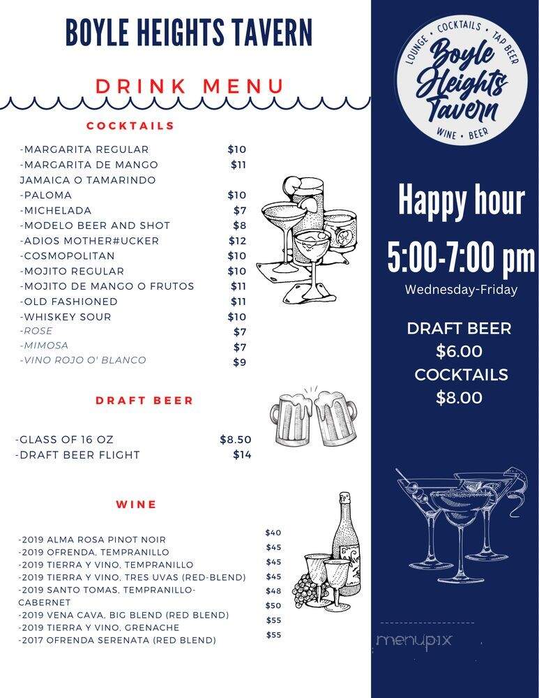 Cafe Rebelde - Los Angeles, CA menu_pic