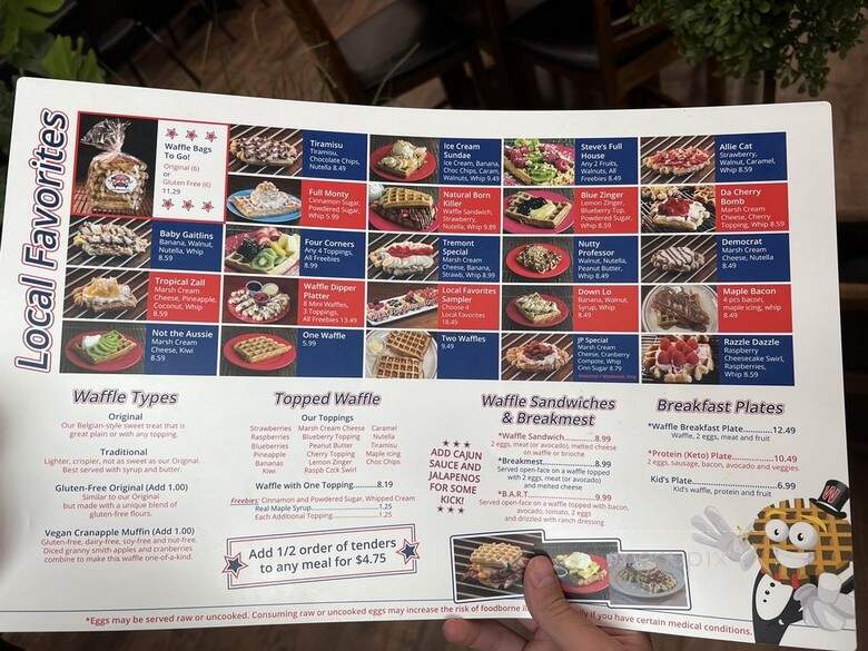 Waffle Brothers - Las Vegas, NV menu_pic