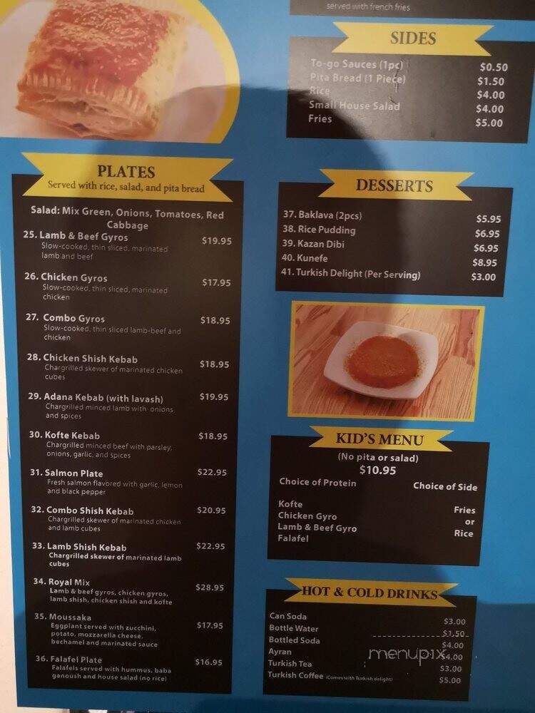 Royal Kebabs and Gyros - Campbell, CA menu_pic