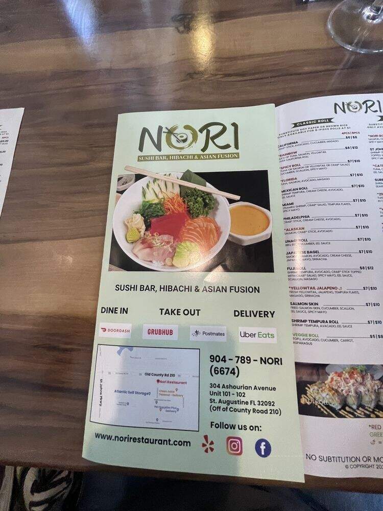 Nori Restaurant - St. Augustine, FL