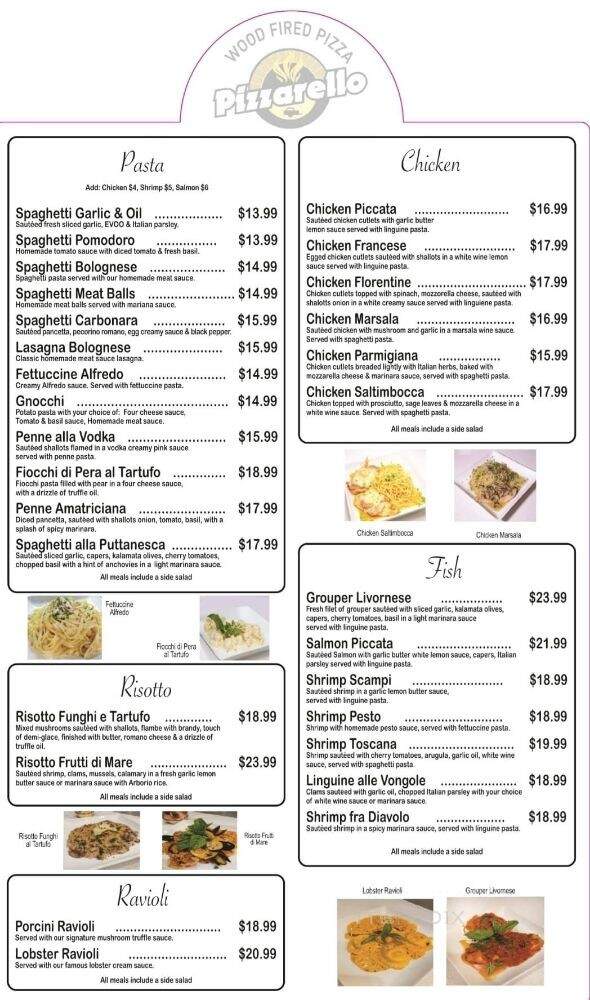 Pizzarello - Miami, FL menu_pic