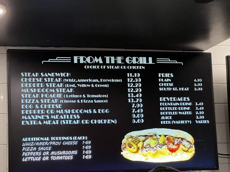 Jim's Steaks South Street Steaks and Hoagies - Philadelphia, PA menu_pic