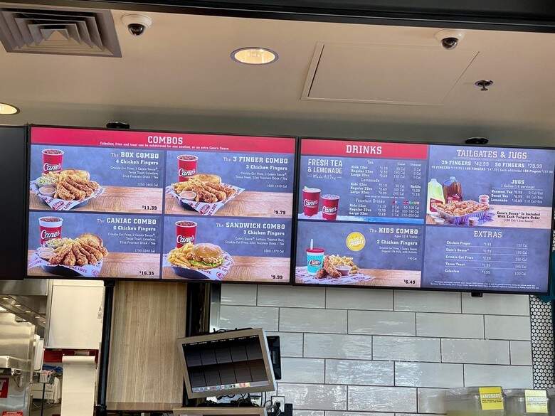 Raising Cane's Chicken Fingers - Citrus Heights, CA menu_pic