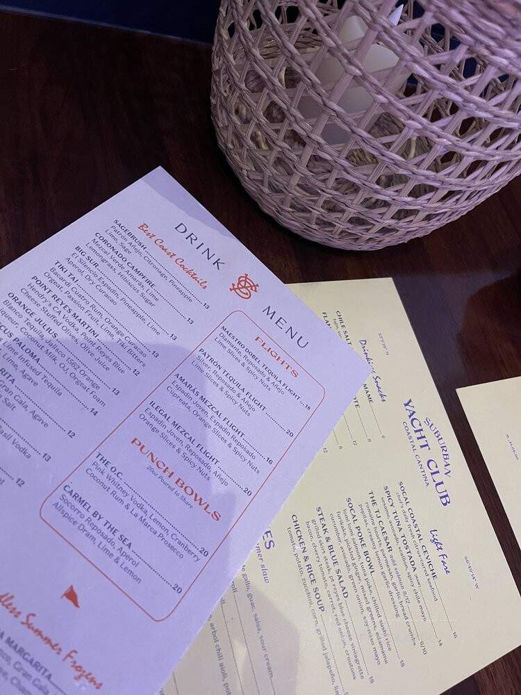 Suburban Yacht Club - Plano, TX menu_pic