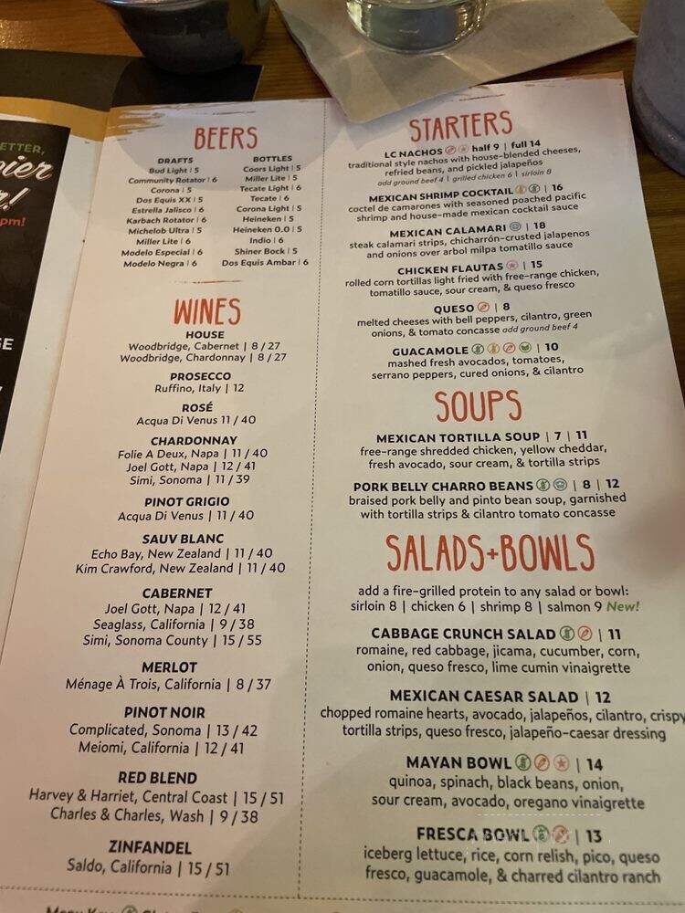 Hugo's Lost Colony - Highland Village, TX menu_pic