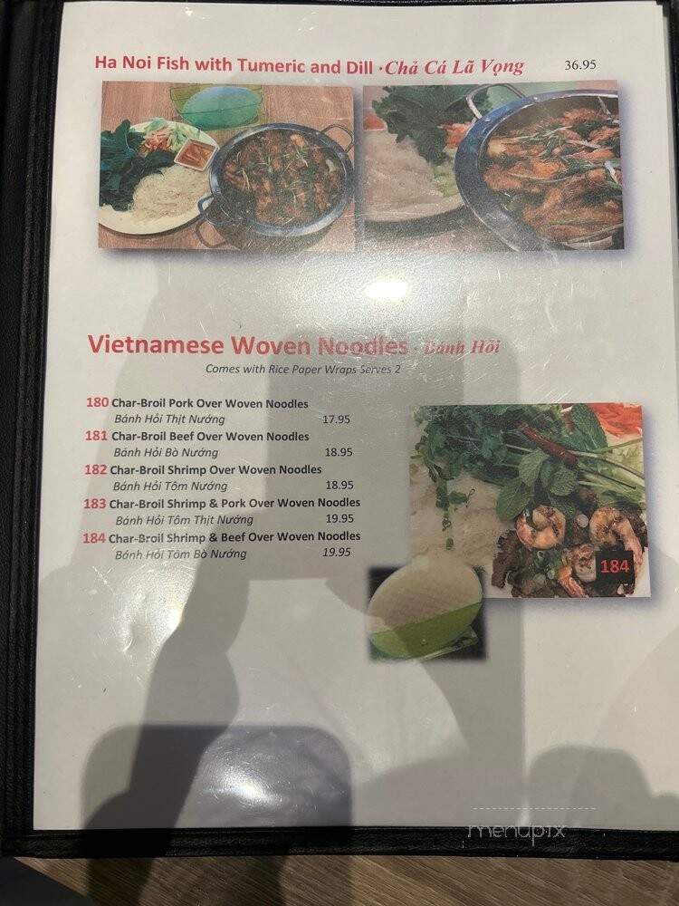 Pho Tai - Dublin, CA menu_pic