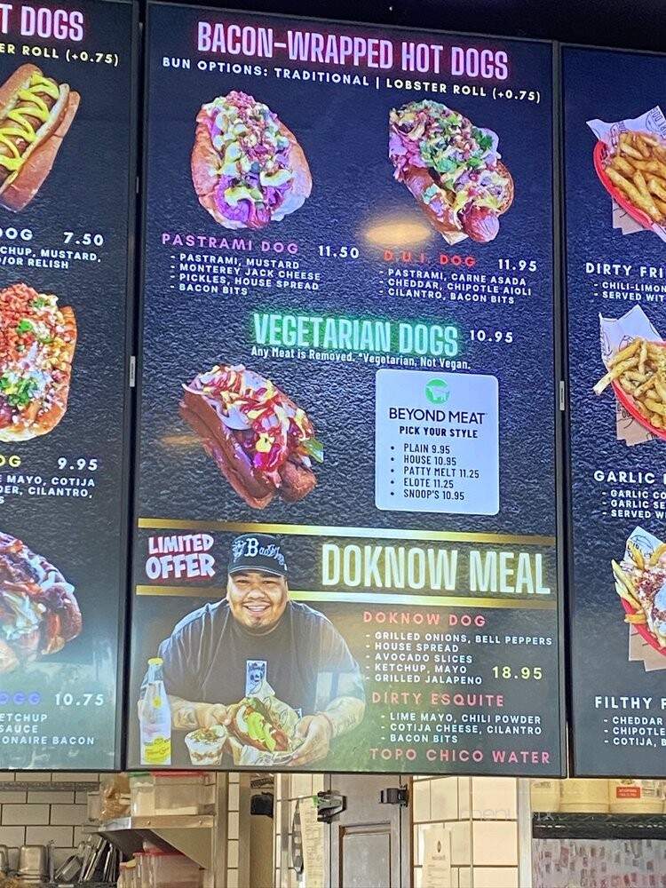 Dirt Dog - Long Beach, CA menu_pic
