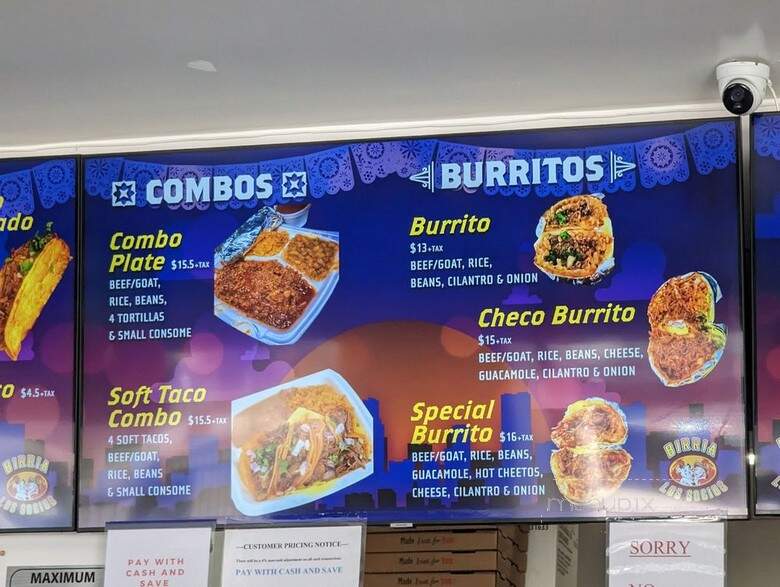 Birria Los Socios - Los Angeles, CA menu_pic