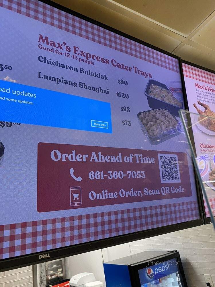 Max's Santa Clarita Express - Santa Clarita, CA menu_pic
