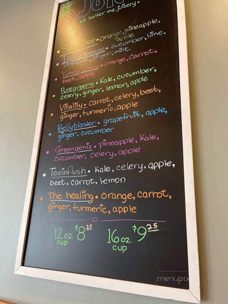 A Better Me Juicery - Cranford, NJ menu_pic