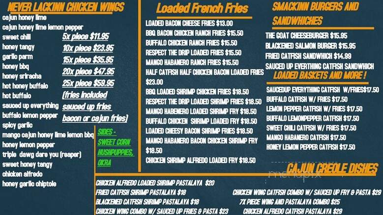 Chef Dee's Creation's - Oklahoma City, OK menu_pic