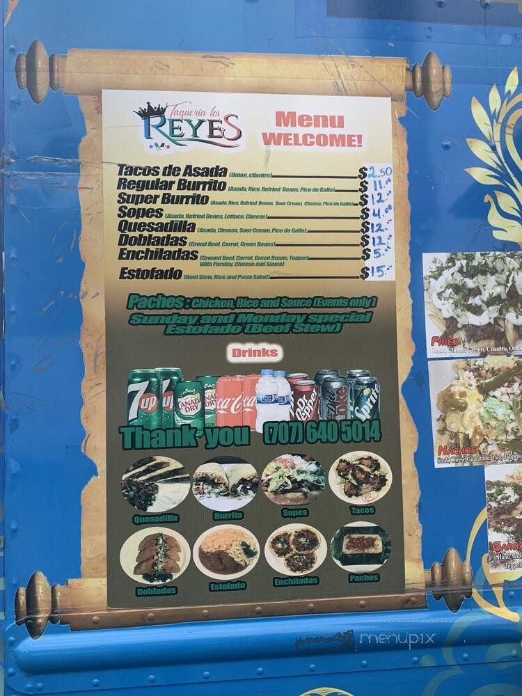 Taqueria Los Reyes - Vallejo, CA menu_pic