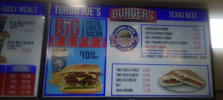 Turbo Joe's - Waller, TX menu_pic