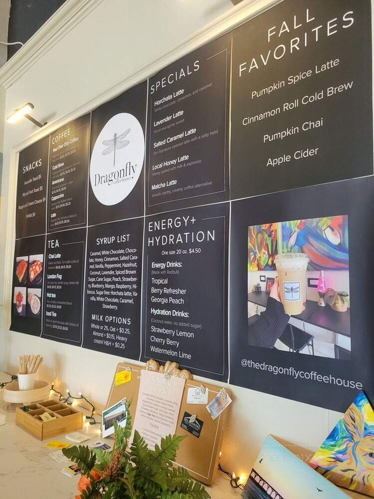The Dragonfly CoffeeHouse - Carrollton, TX menu_pic