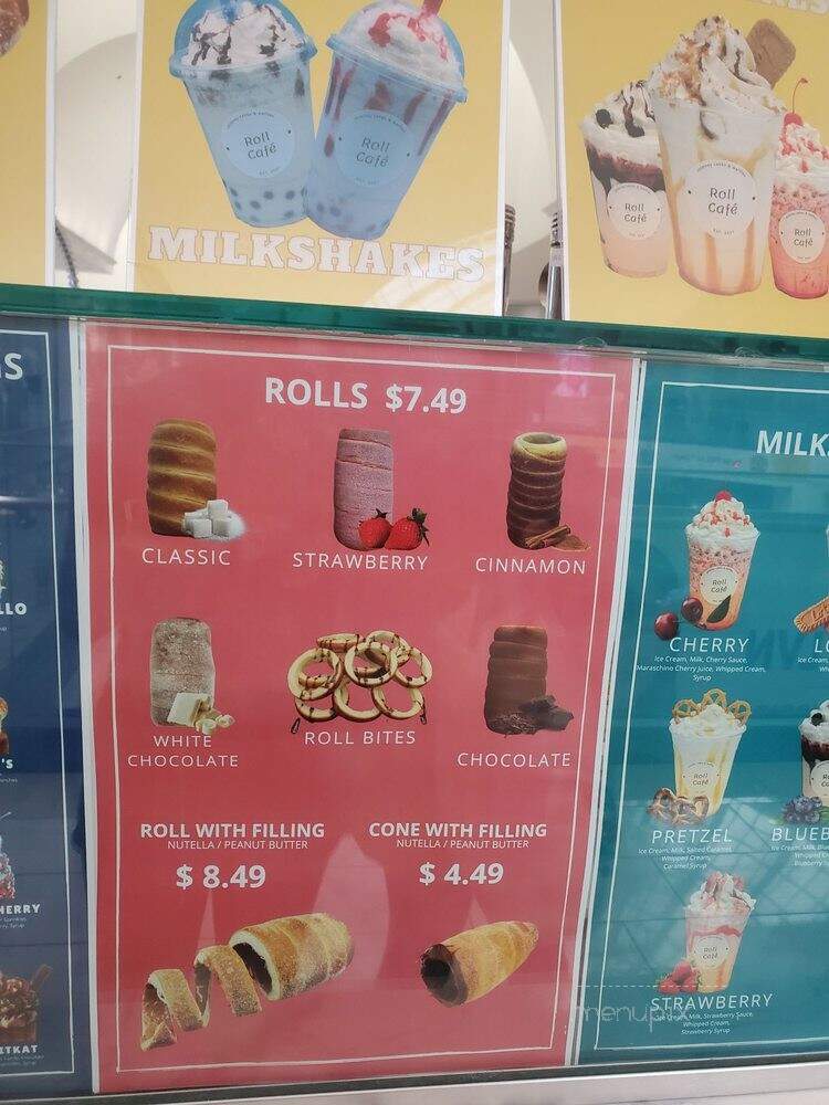 Roll Cafe - Glendale, CA menu_pic