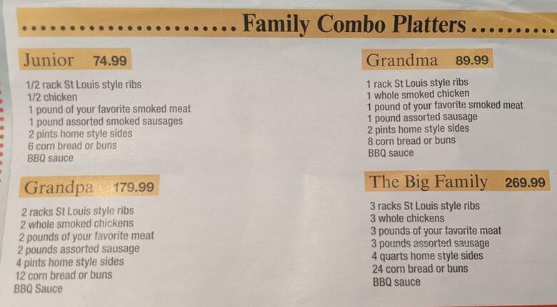 The Wiggly Pig - Ellicott City, MD menu_pic