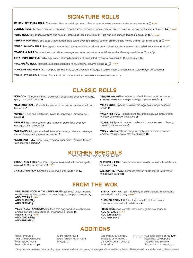 Varsol By Akashi - Miami, FL menu_pic