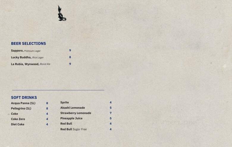 Varsol By Akashi - Miami, FL menu_pic