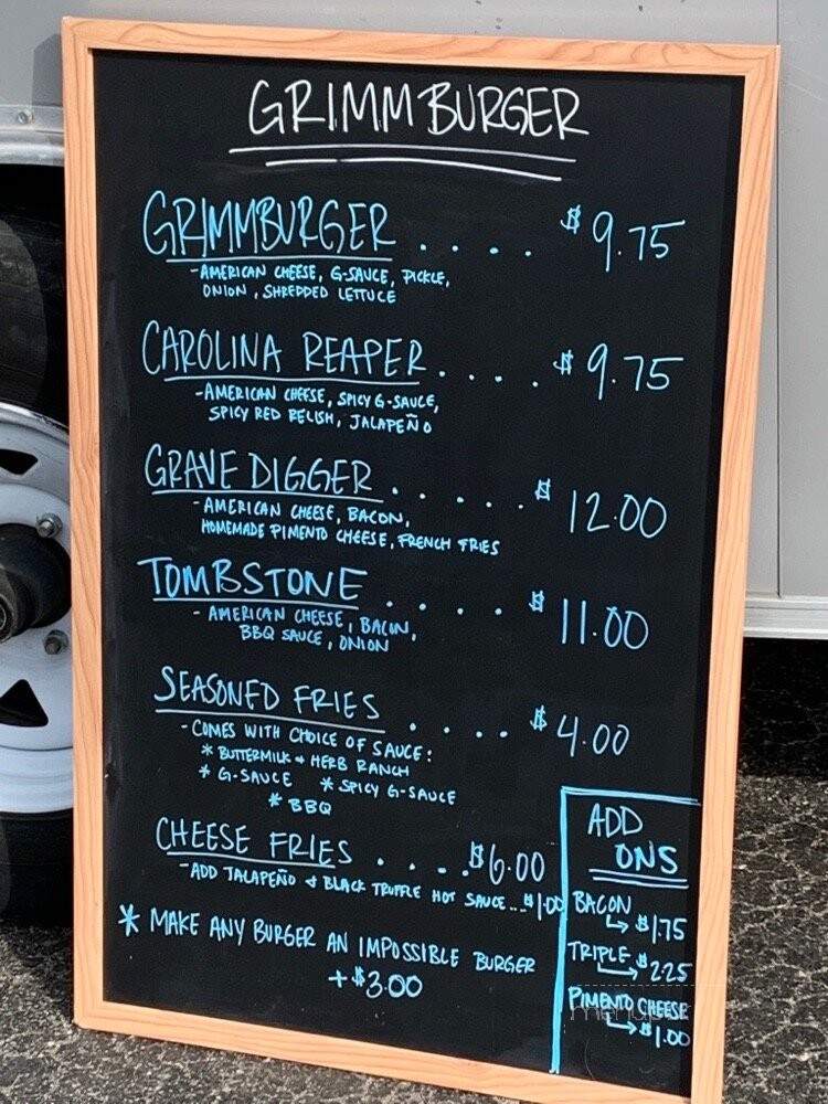 Grimm Burger - Wilmington, NC