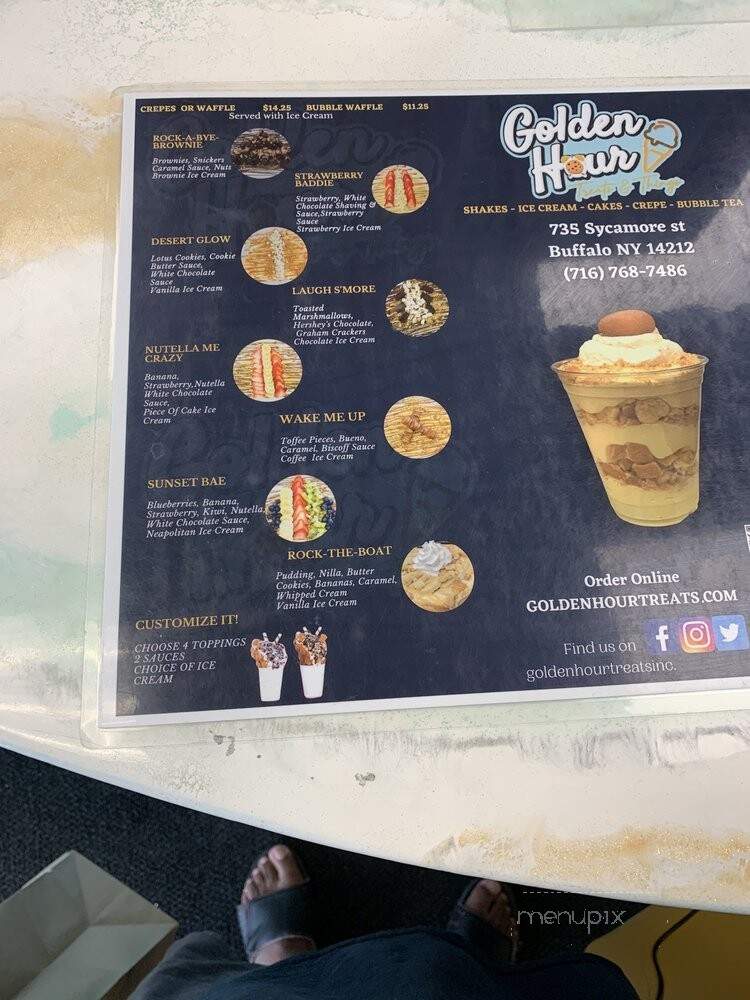 Golden Hour Treats & Things - Buffalo, NY menu_pic