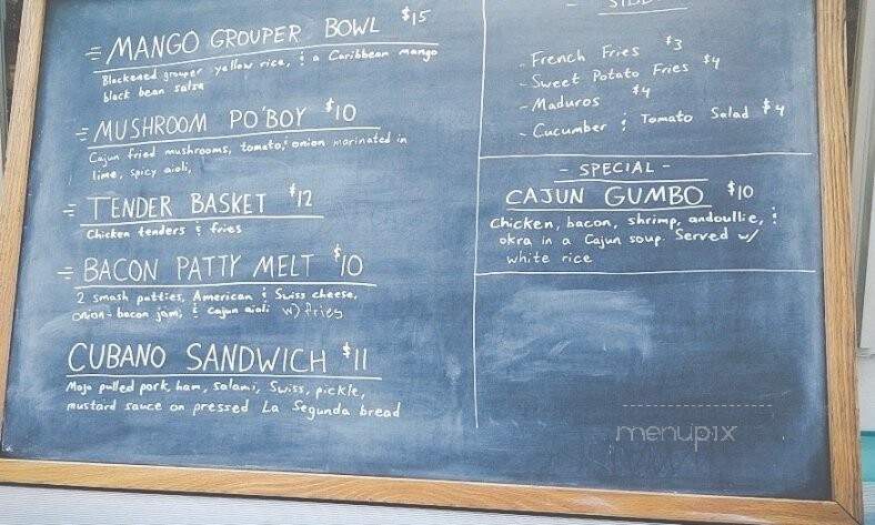 Gulf Cart Food Truck - St. Petersburg, FL menu_pic