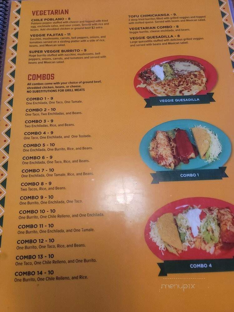 Sombreros Grill & Bar - Panama City, FL menu_pic