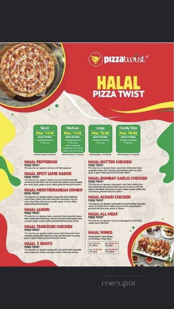 Pizza Twist - Sterling, VA menu_pic