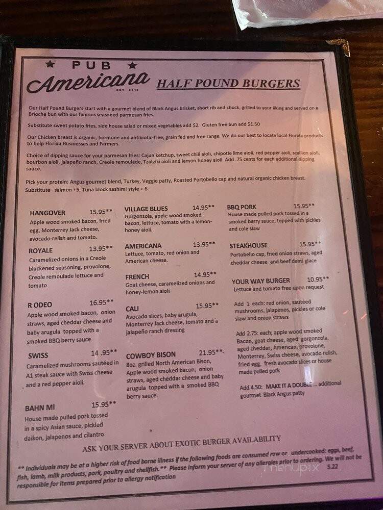 Pub Americana - Melbourne, FL