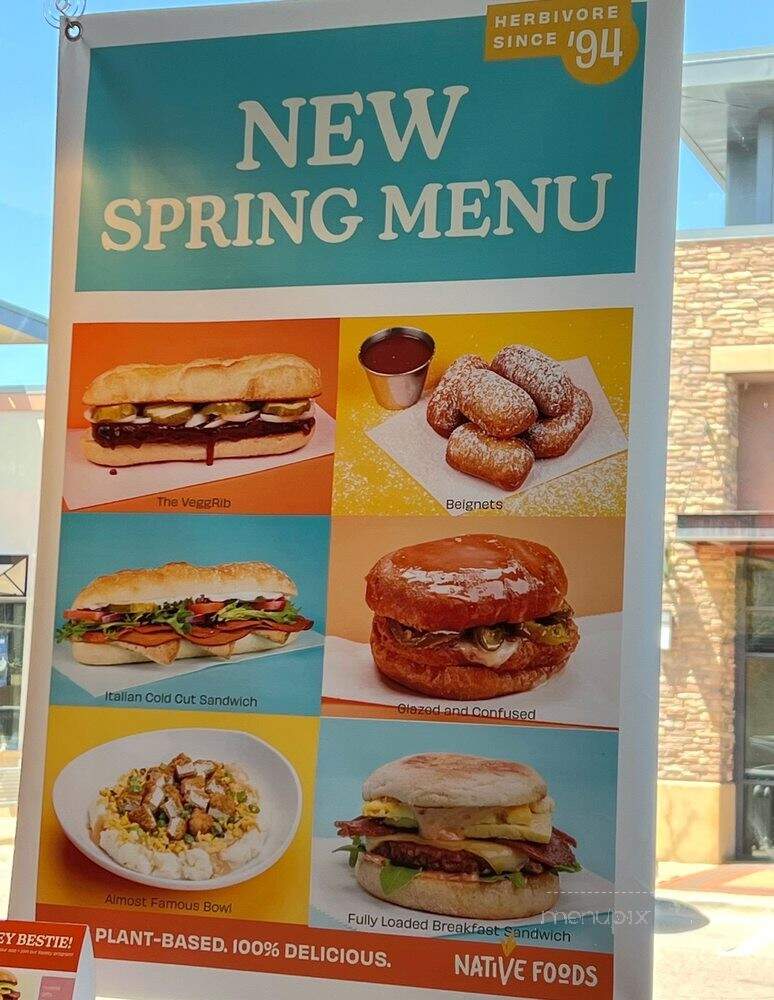Native Foods - Lone Tree, CO menu_pic