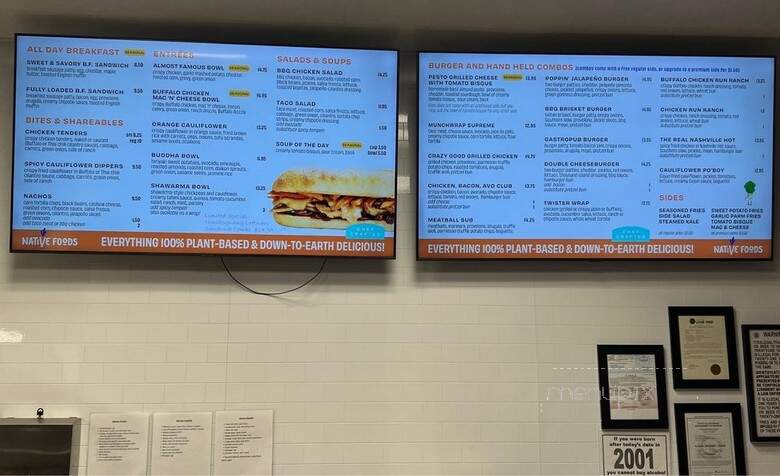 Native Foods - Lone Tree, CO menu_pic