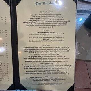 Boca Fish House - Boca Raton, FL menu_pic