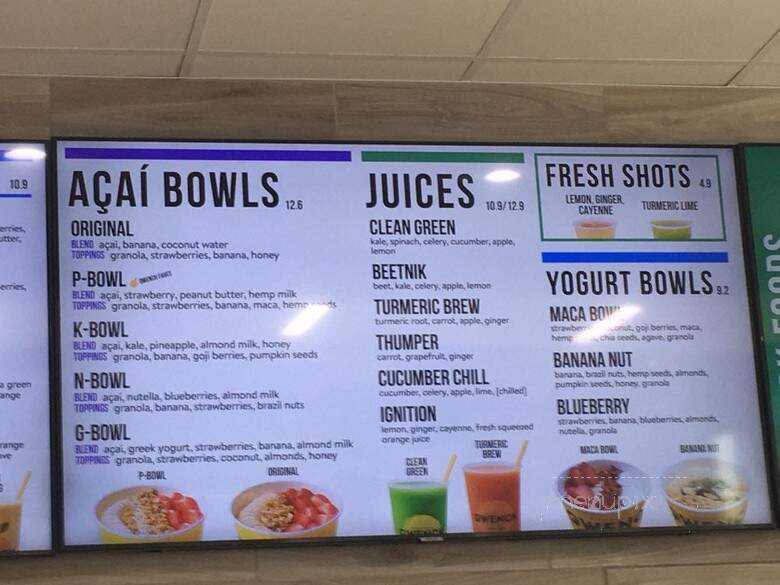 Qwench Juice Bar - Northridge, CA menu_pic