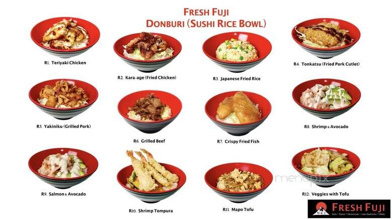 Fresh Fuji - Rohnert Park, CA menu_pic