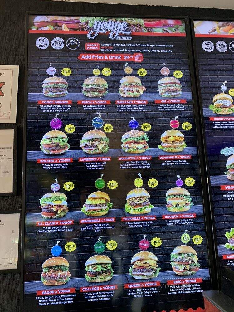 Yonge Burger - Toronto, ON