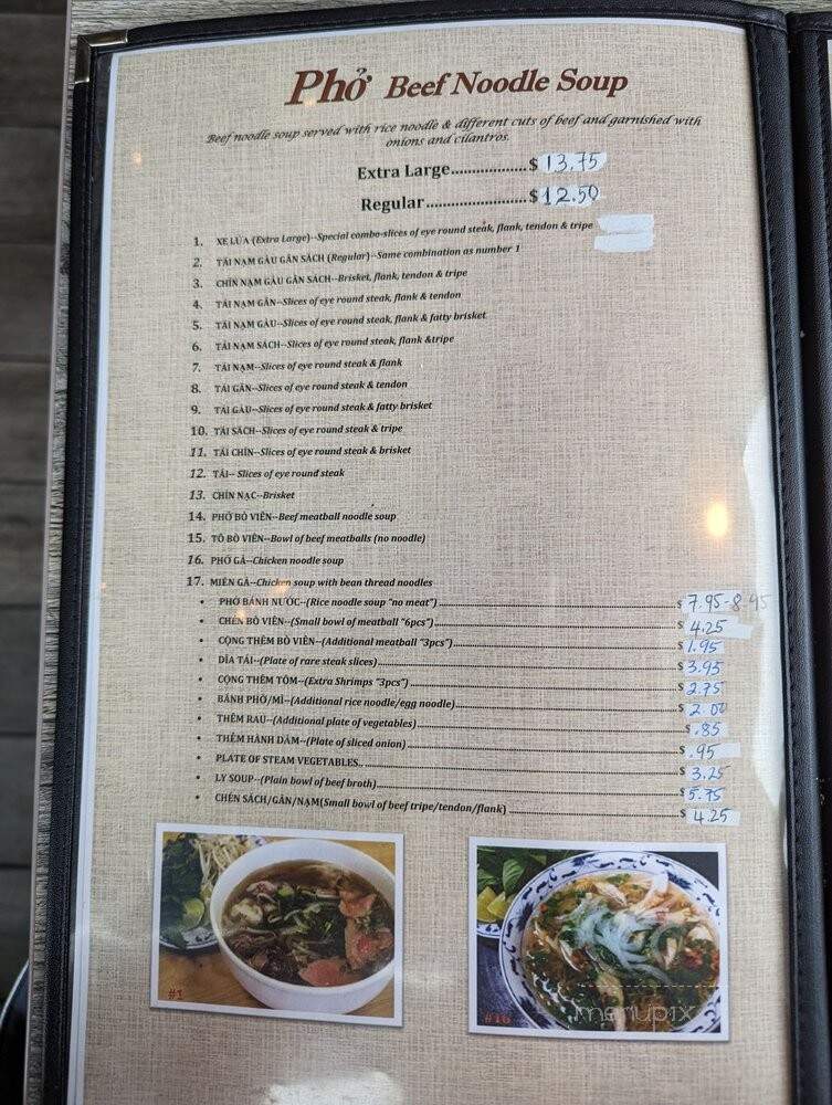 Pho 247 - Huntington Beach, CA menu_pic