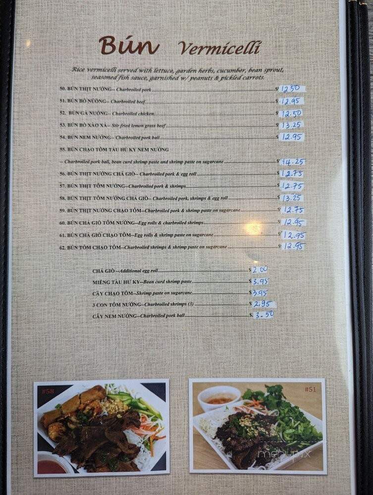Pho 247 - Huntington Beach, CA menu_pic