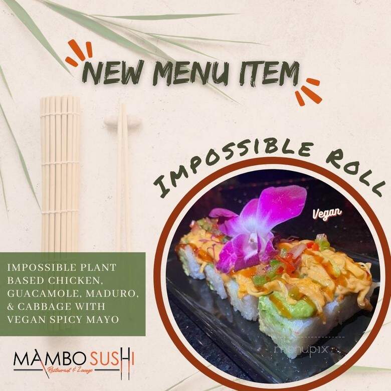 Mambo Sushi - Providence, RI menu_pic