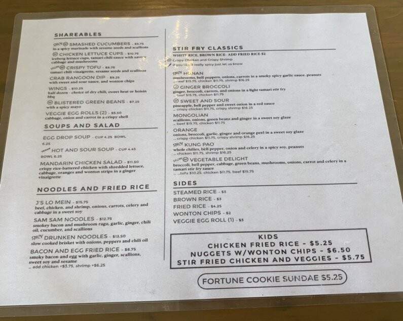 Hei Hei - Dallas, TX menu_pic